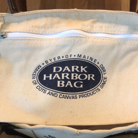 Vintage Byer of Maine Dark Harbor Bag - CS First Boston Global Insurance Bag - Picture 4 of 11